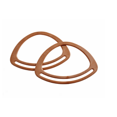 Oval Bag Handle - 7 inch Light Brown