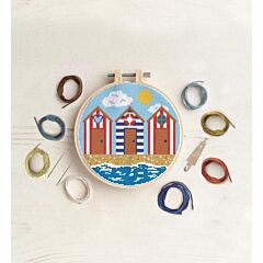  Simply Make Large Cross Stitch Kit - Beach Hut