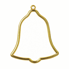 Plastic Bell Shaped Frame - Gold 