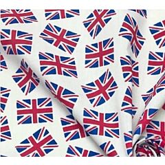 Union Jack Polycotton Backing Fabric  