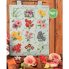 Cross Stitcher Project Pack - Birth Flowers - Issue 397 & 398