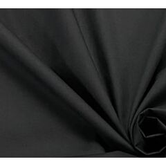 Black Polycotton Backing Fabric  