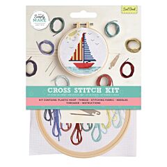 Simply Make Cross Stitch Kit - Sail Boat