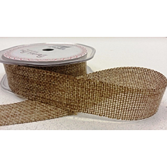 BTB 428-37 Natural 50mm Faux Burlap