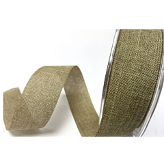 BTB 461-02 Natural 25mm Cut-Edge Faux Burlap 