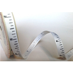 BTB24TA1 - 9mm Inches White Grosgrain Ribbon