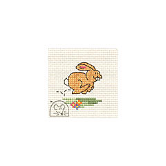 Mouseloft Funsize Cross Stitch Kit - Bunny 00M-105mms