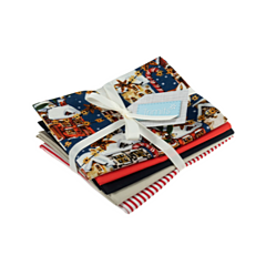 Navy Street Scene FQ Christmas Fabric bundle