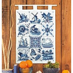 Cross Stitcher Project Pack - Delft Tiles - Issue 399 & 400