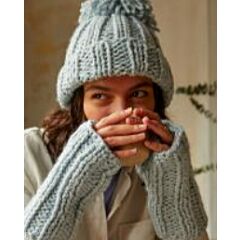 DMC Mindful Making - The Rhythm Rib Hat and Mitts Knitting Kit