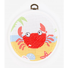 DMC Stitch It Junior Embroidery Kit Crab - 50% off RRP