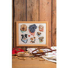 Cross Stitcher Project Pack - Pups on Parade - XST357