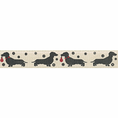 Jomil - 25mm Sausage Dog Ribbon