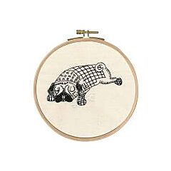 TB108 DMC Printed Embroidery Kit - Doug Dozing - 15% off RRP