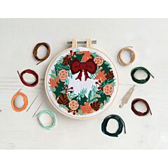  Simply Make Large Cross Stitch Kit - Autumn Wreath