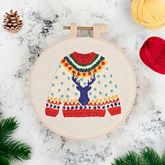  Simply Make Small Embroidery by Numbers Kit