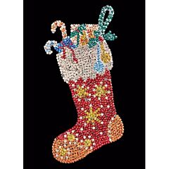  Simply Make Sequin Craft Kit - Christmas Stocking