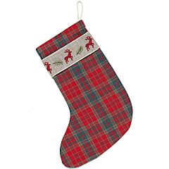 Rico Christmas Elk Stocking Cross Stitch Kit