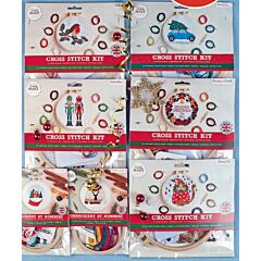 Simply Make Large Festive Cross Stitch Kits