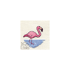 Mouseloft Flamingo Cross Stitch Kit - 004-M13stl