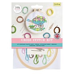 Simply Make Cross Stitch Kit - Gardening