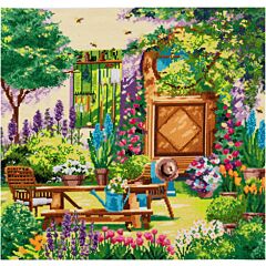 Trimits  - Counted Cross Stitch Kit: Extra Large: Country Garden
