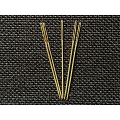 Gold Plated Tapestry Needles - Size 26 (Pack of 5)