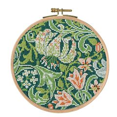 BL1176/77 - V & A J H Dearle - Golden Lily Cross Stitch Kit