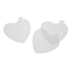 Plastic Canvas 3 Inch Heart Shape - 5 pack 