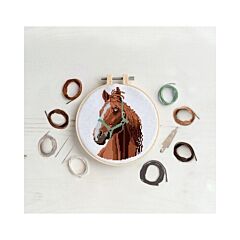  Simply Make Large Cross Stitch Kit - Horse 