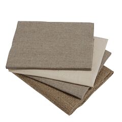 Fat Quarter Bundle - Natural: 4 Pieces