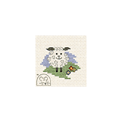 Mouseloft Funsize Cross Stitch Kit - Lamb 00M-106mms