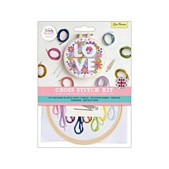 Simply Make Cross Stitch Kit - Love Flowers