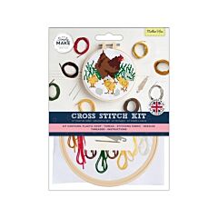 Simply Make Cross Stitch Kit - Mother Hen
