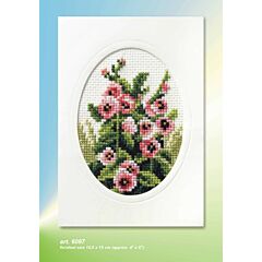 Orchidea Card kit - Hollyhocks