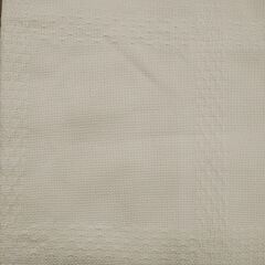 14 Count Palisade Afghan: White - Off Cut - 62 x 164 cm