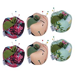 Pincushion: Apple - Assorted Print