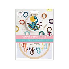 Simply Make Cross Stitch Kit - Peacock