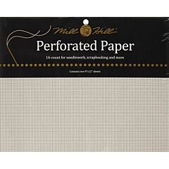 PP1 - Mill Hill White Perforated Paper