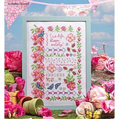 Cross Stitcher Project Pack - Boarders & Blooms - Aida - Issue 396