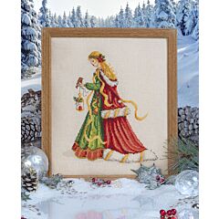 Cross Stitcher Project Pack - issue 390 - Spirit of Christmas - Victorian Lady - Aida