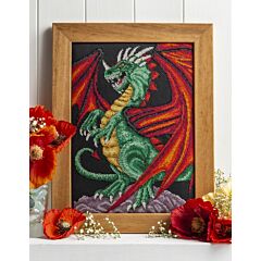 Cross Stitcher Project Pack - Red Winged Dragon XST343