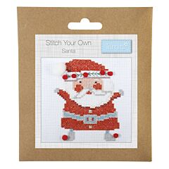 Trimits  - Cross Stitch Kit -  Santa