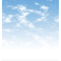 Fabric Flair 14ct Aida Snowy Days Blue