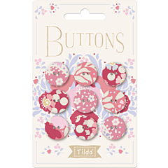 Tilda Plum Garden Buttons - 400024 