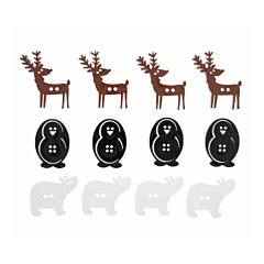 Festive Animal Buttons