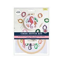 Simply Make Cross Stitch Kit - Seahorse