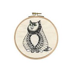 TB105 DMC Printed Embroidery Kit - Sebastian Sitting - 15% off RRP