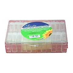 BD836 - Clear Flip Top Lid Storage Boxes