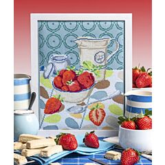 Cross Stitcher Project Pack - Strawberries and Cream XST344